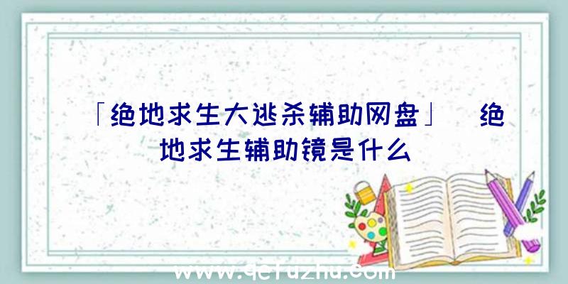 「绝地求生大逃杀辅助网盘」|绝地求生辅助镜是什么